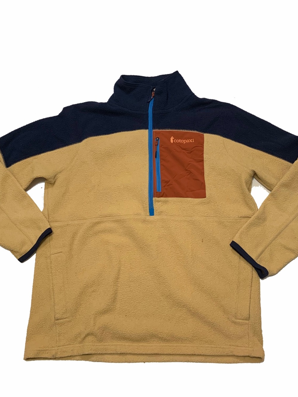 L / cotopaxi fleece pullover jacketed